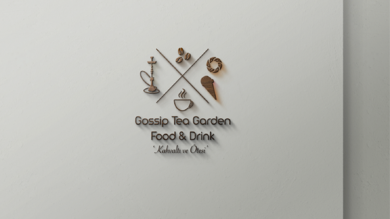 Gossip Tea Garden Logo Tasarım