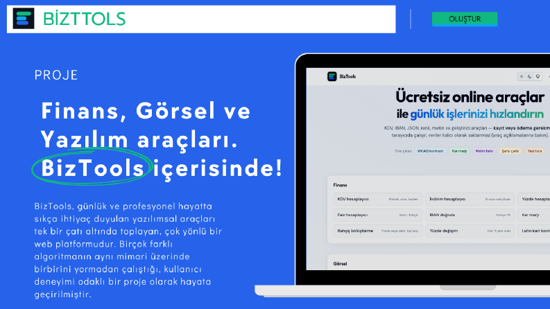 BizTools – Dijital İhtiyaçlar İçin "Hepsi Bir Arada" 