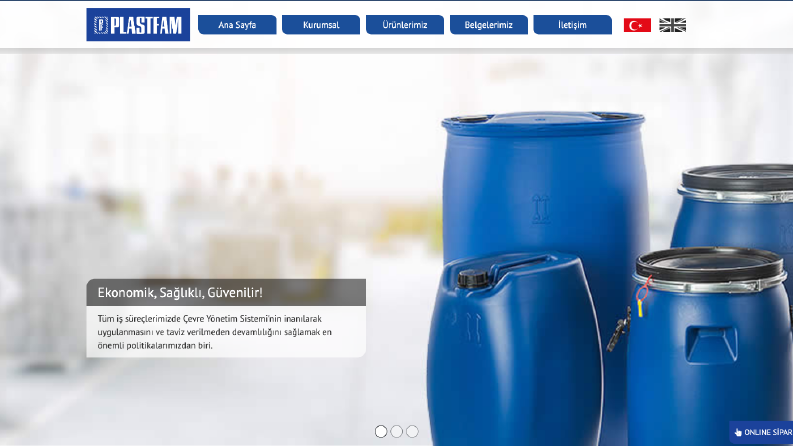 Plastfam Kurumsal Web Sitesi