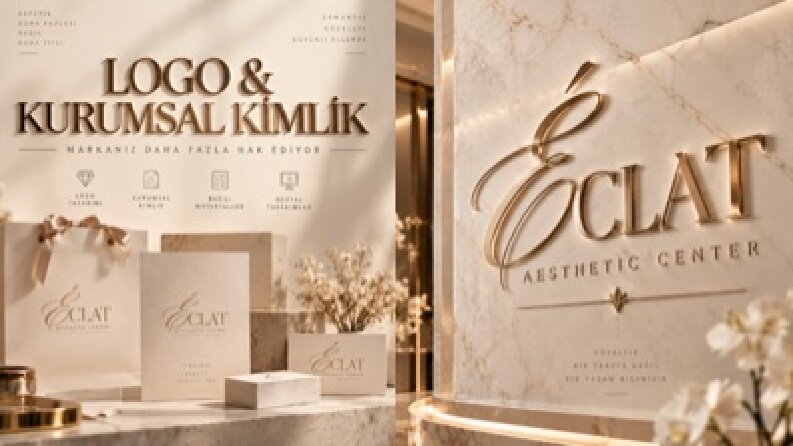 Éclat Aesthetic Center - Kurumsal Kimlik & Logo Tasarımı