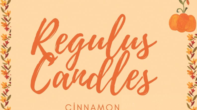 Regulus Candle Etiket