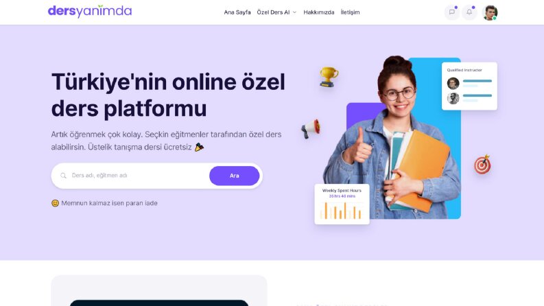 Online özel ders platformu