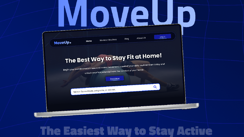 MoveUp - Fitness ve Sağlıklı Yaşam Platformu Web Arayüzü