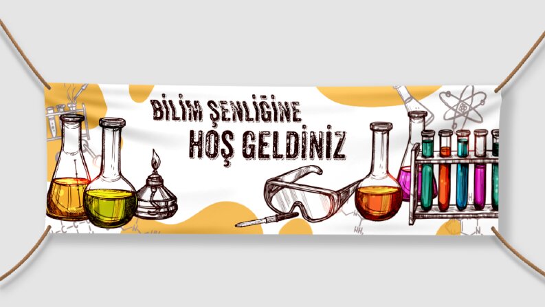 Bilim Fuarı Branda Tasarımı