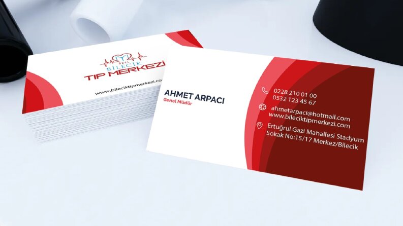 Özel Bilecik Tıp Merkezi - Kartvizit ve Logo Tasarımı