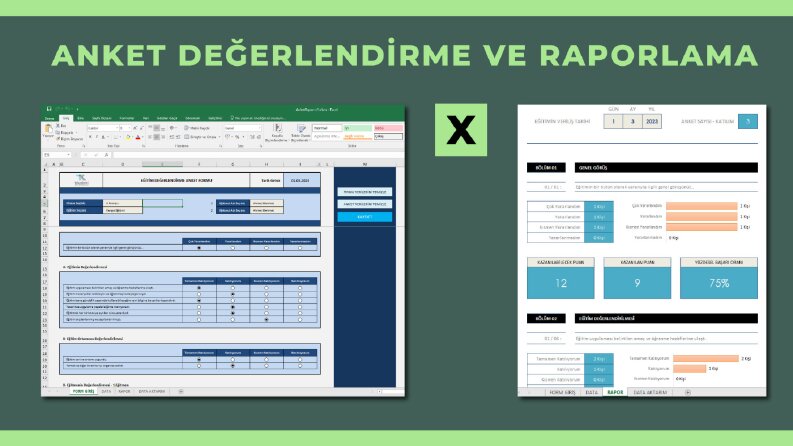Excel Anket Değerlendirme ve Raporlama Uygulaması