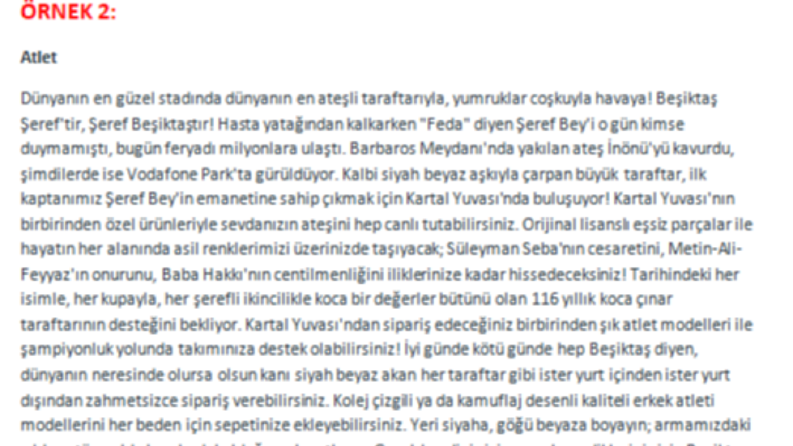İş örneğim