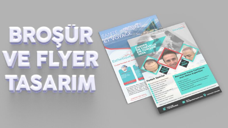 Sade-Etkileyici-İşlevsel Broşür Tasarımı