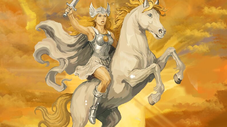 Valkyrie İllustrasyon