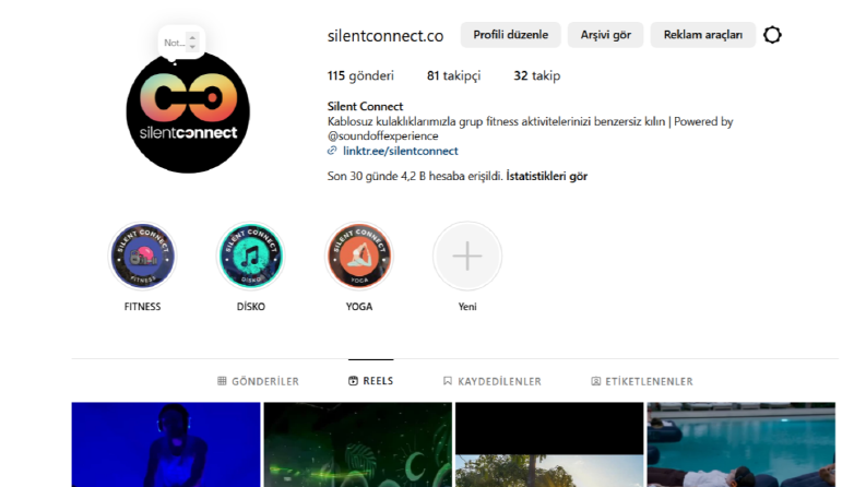 Silent Connect Instagram 