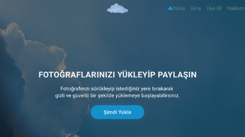 Imgbulut Cloud İmaj Yükleme Sitesi Geliştirme