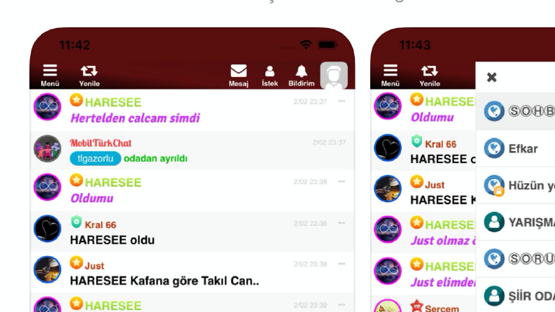 Mobil Türk chat 
