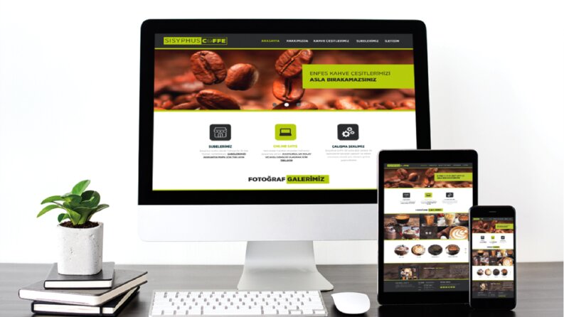 SISYOHUS COFFEE- KURUMSAL KİMLİK-MOBİL ARAYÜZ