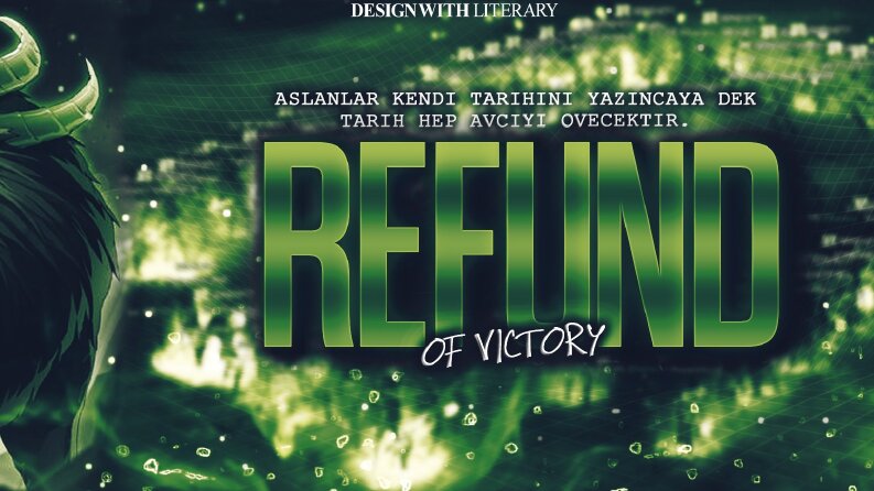 Refund Of Victory - Kapak Fotoğrafı Tasarımı