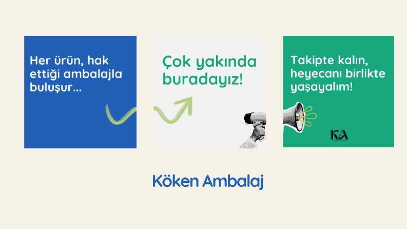 KÖKEN AMBALAJ - SOSYAL MEDYA TASARIMLARI