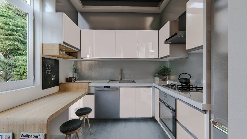 Mutfak tasarım ve render