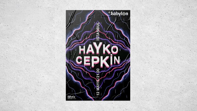 Hayko Cepkin Konser Afişi Tasarımı