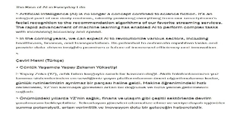Profesyonel İngilizce-Türkçe Çeviri Portfolyosu