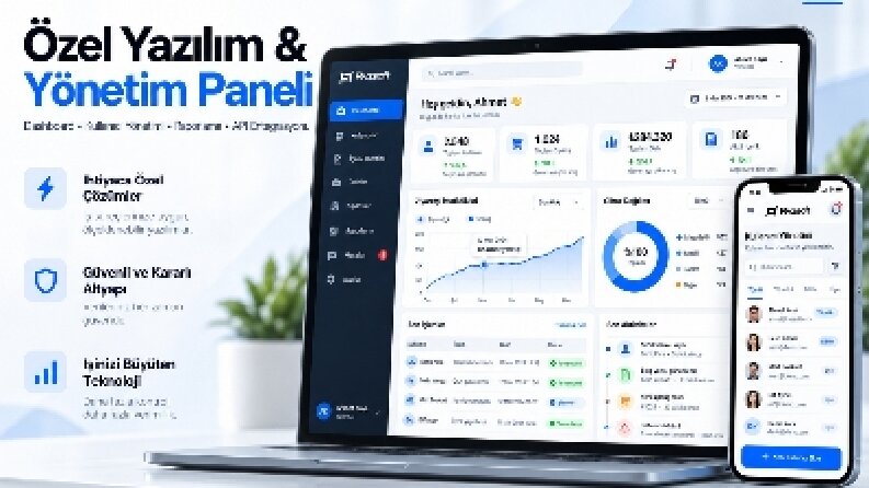 Özel Yazılım & Yönetim Paneli Geliştirme