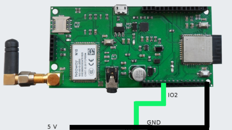 HIZLIFiL WiFi-BLE-2G  Kartı'na SMS Göndererek Cihaz Açma