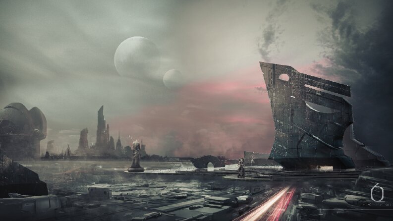 Sci-fi-Skycreaper
