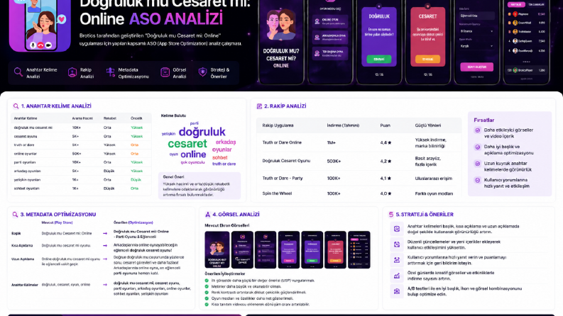 Google Play Uygulaması İçin Yaptığım ASO Analizi