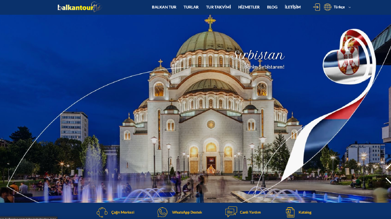 Balkantur Rezervasyon Web Sitesi