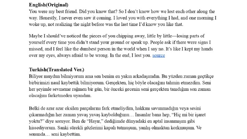 Blog Çeviri