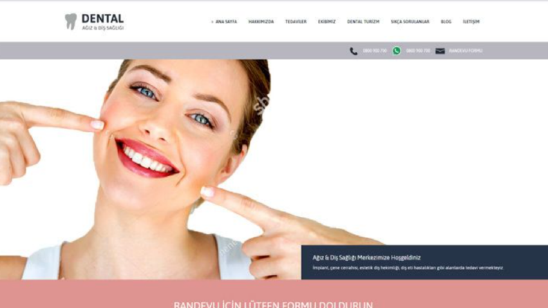 Özel Diş Hekimi Kliniği  Web Sitesi