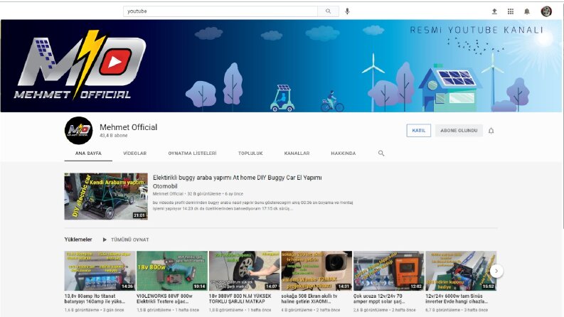 Youtube kanalı banner tasarımı