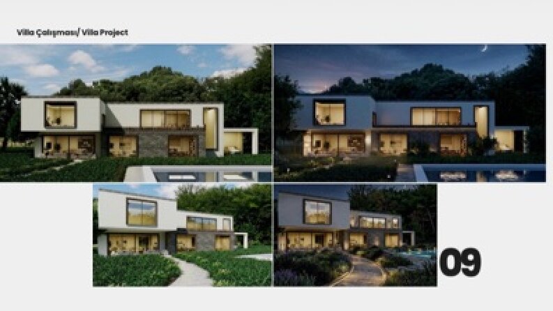 Modern Dış Cephe Tasarımı & Fotogerçekçi 3D Render