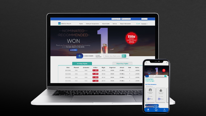 İstanbul Havalimanı Website Yeniden Tasarımı - UX/UI Design