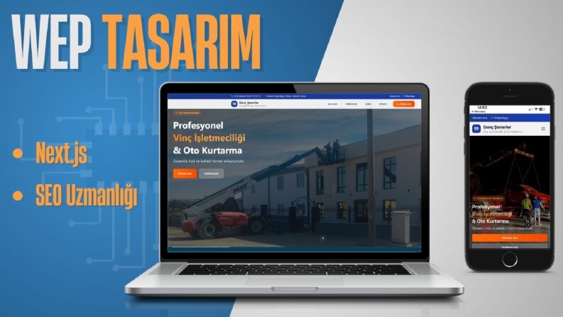 Genç Şenerler – Modern Kurumsal Web Tasarımı