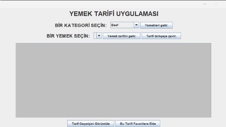 Java Spring boot tabanlı MealRecipe App