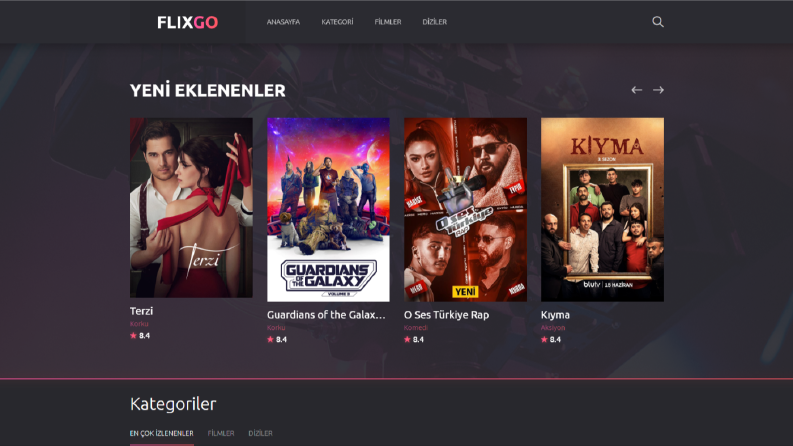 Film Sitesi Yazılımı