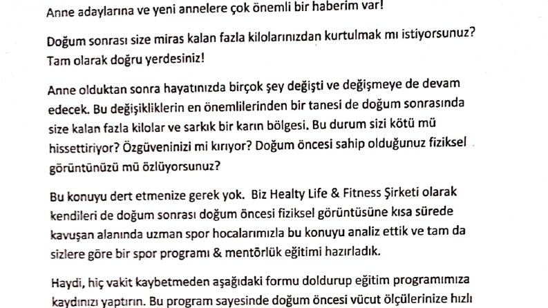 REKLAM METNİ