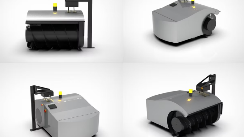 Akü Kontrollü Tam Otomatik Yem İtme Robotu