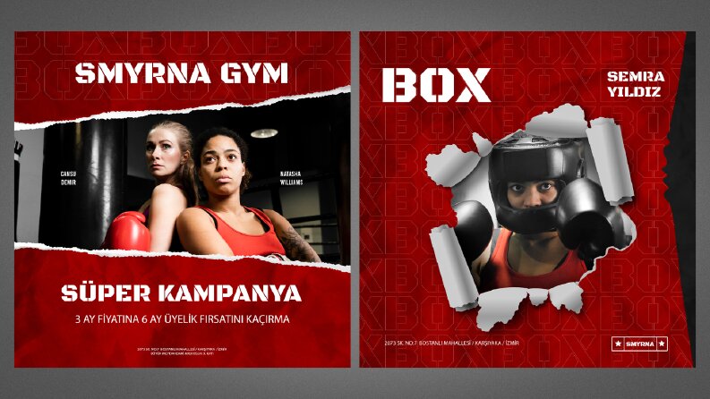 Smyrna Gym Afiş ve Sosyal Medya Gönderisi