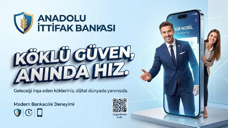 Anadolu İttifak Bankası için oluşturduğum reklam görseli