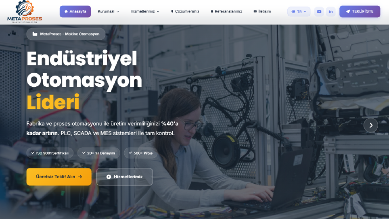 Özel Tasarım Web Sitesi