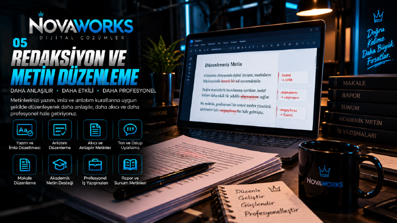 NovaWorks | Redaksiyon ve Metin Düzenleme