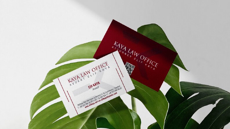 Kaya Law Office - Kartvizit Çalışması
