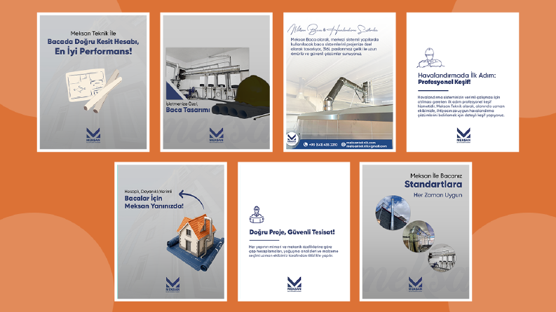 Meksan Teknik Sosyal Medya Tasarımları