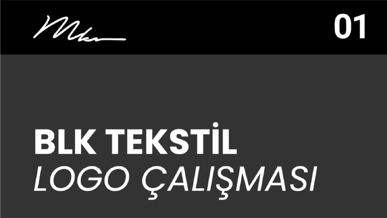 Örgünün Gücü: BLK Tekstil Çorap Fabrikası Logosu