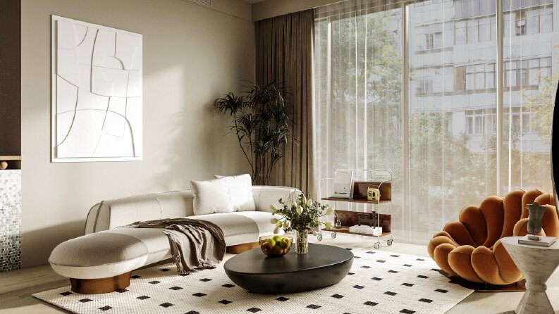 Konsept Apartman Dairesi Tasarımı