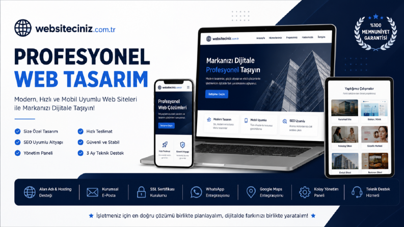 Profesyonel Web Tasarımı ve Özel Yazılım Çözümleri