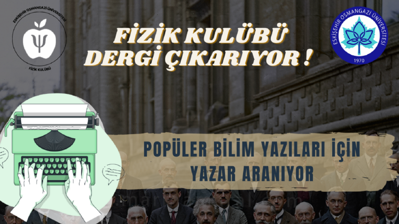Dergi Çalışması İçin Yazar Aranıyor !! (Afiş Çalışması)