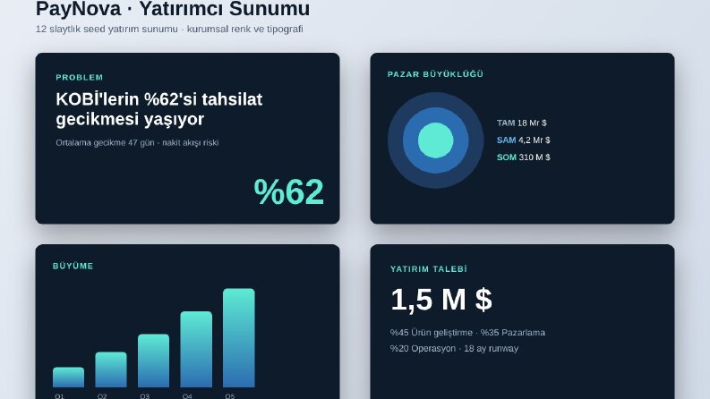 PayNova Fintech Yatırımcı Sunumu (Demo)