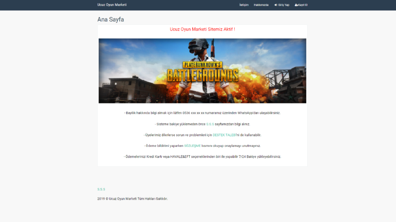 Website AnaSayfa