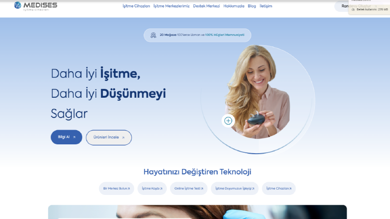 Medies Landing Page 